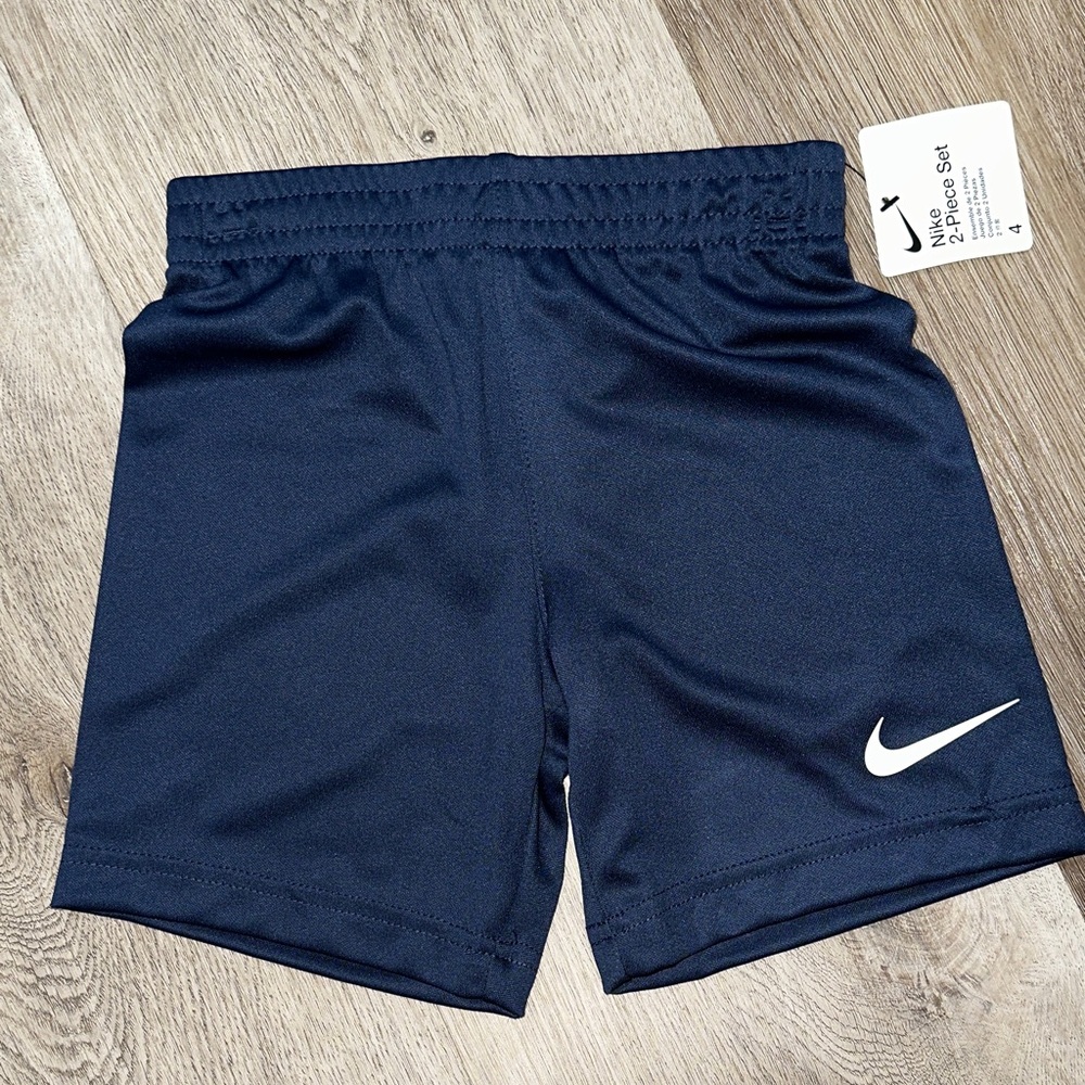 Nike Kids Dark Blue Athletic Shorts